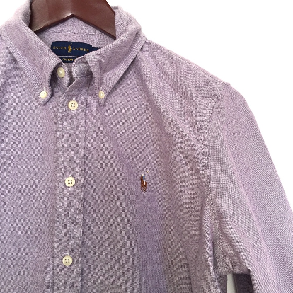 Youth Large Purple Ralph Lauren  Button Down